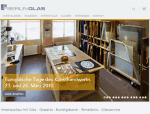 Tablet Screenshot of berlin-glas.de
